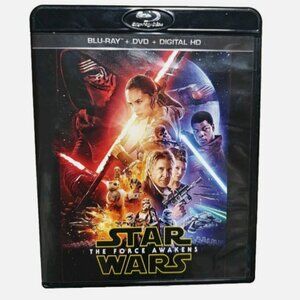 STAR WARS EPISODE VLL THE FORCE AWAKENS BLU-RAY + DVD +BONUS DISC